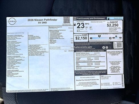 New 2026 Nissan Pathfinder SV FWD image 21