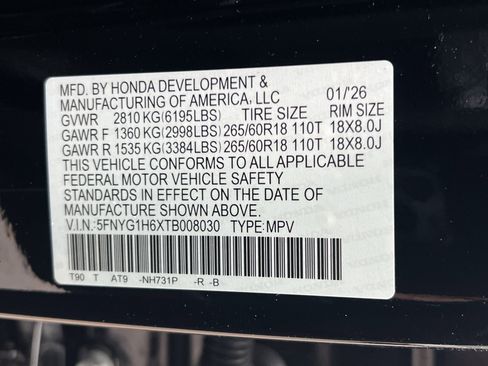 New 2026 Honda Pilot TrailSport image 31