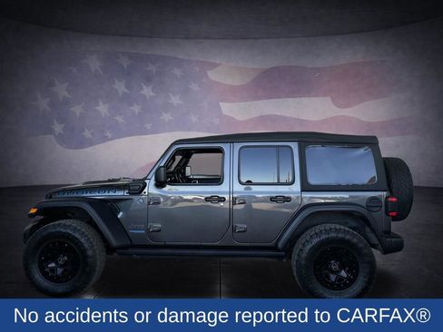 Used 2022 Jeep Wrangler Unlimited Rubicon 4xe w/ Safety Group image 2