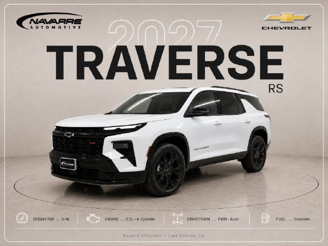 New 2027 Chevrolet Traverse RS w/ LPO, Floor Liner Package FWD image 1