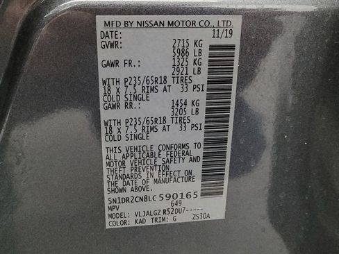 Used 2020 Nissan Pathfinder SL FWD image 33