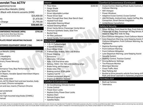 New 2026 Chevrolet Trax ACTIV w/ Driver Confidence Package image 2