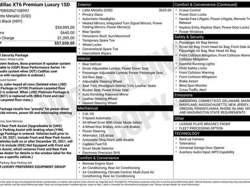 Used 2022 Cadillac XT6 Premium Luxury image 15