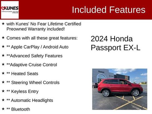 Used 2024 Honda Passport EX-L image 2