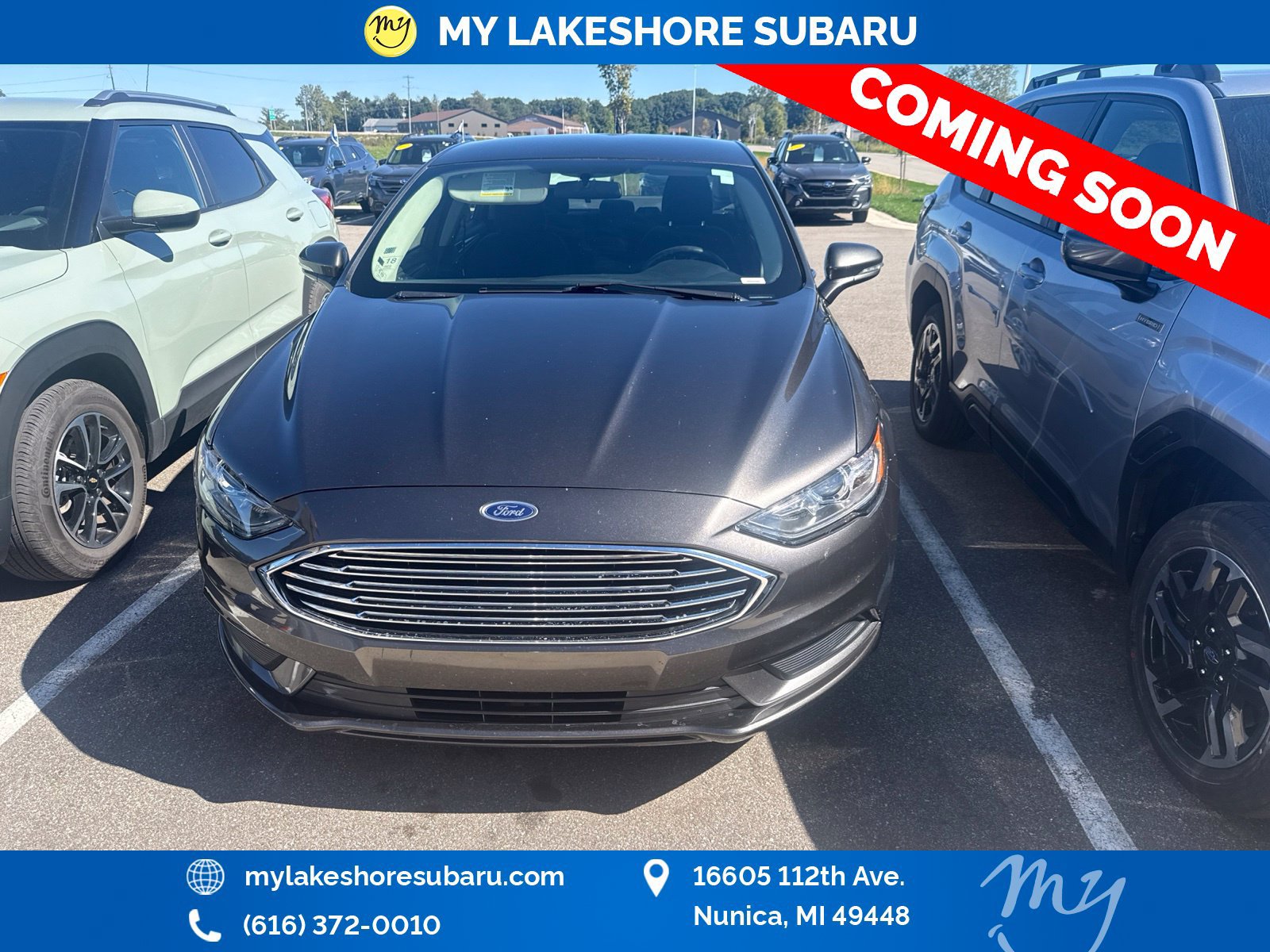 Used 2017 Ford Fusion SE w/ Fusion SE Technology Package FWD image 1