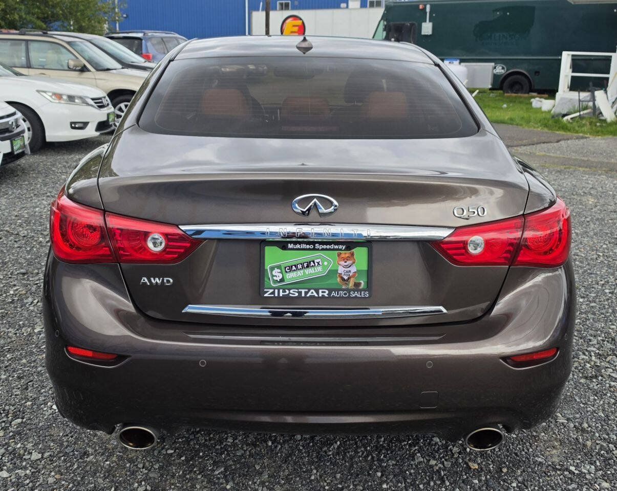 Used 2014 INFINITI Q50 Premium w/ Deluxe Touring Package AWD/4WD image 6