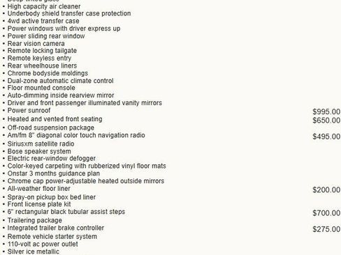 Used 2017 Chevrolet Silverado 1500 LTZ Z71 w/ LTZ Plus Package image 7