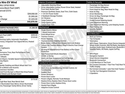 Certified 2023 Kia Niro Wind w/ Wind Preserve Package FWD image 34