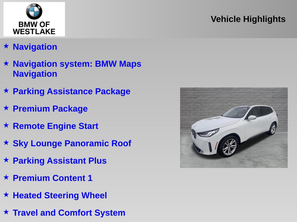 Used 2025 BMW X3 xDrive30i AWD/4WD image 6