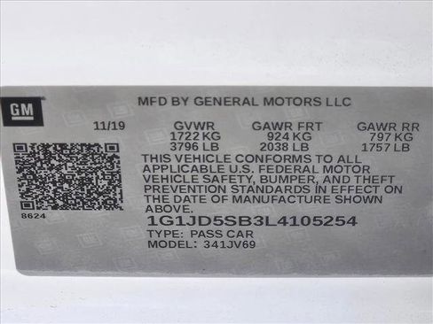 Used 2020 Chevrolet Sonic LT w/ Convenience Package image 23