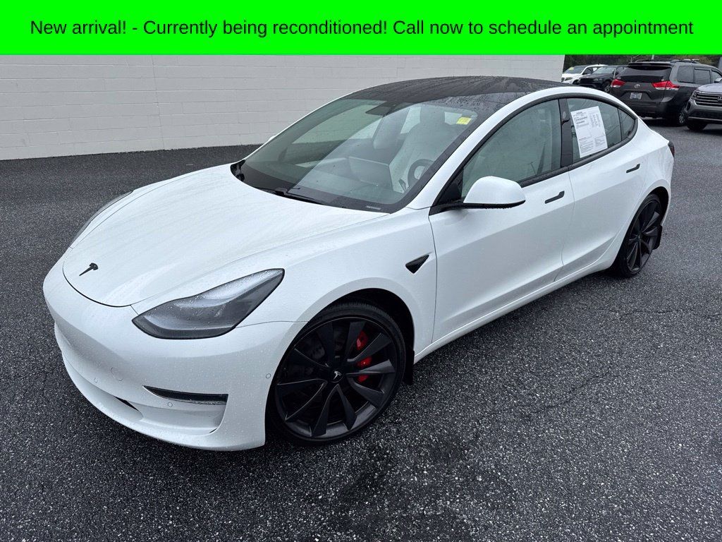 Used 2021 Tesla Model 3 Performance AWD/4WD image 1