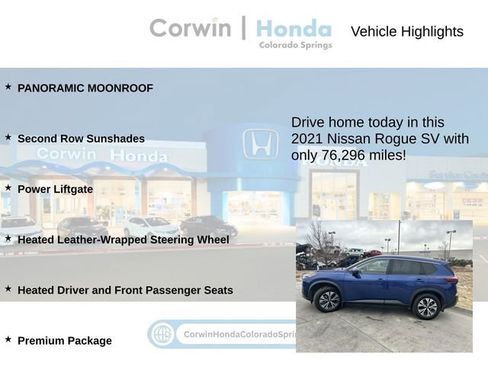 Used 2021 Nissan Rogue SV w/ Premium Package image 6