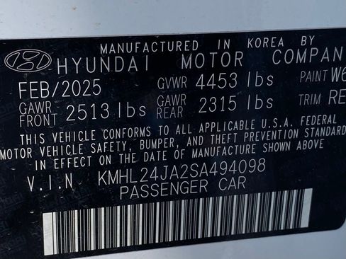 Certified 2025 Hyundai Sonata SE FWD image 36