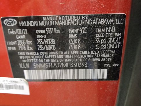 Used 2021 Hyundai Santa Fe SE FWD image 33