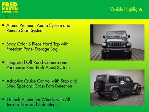New 2026 Jeep Wrangler Unlimited Sahara AWD/4WD image 14