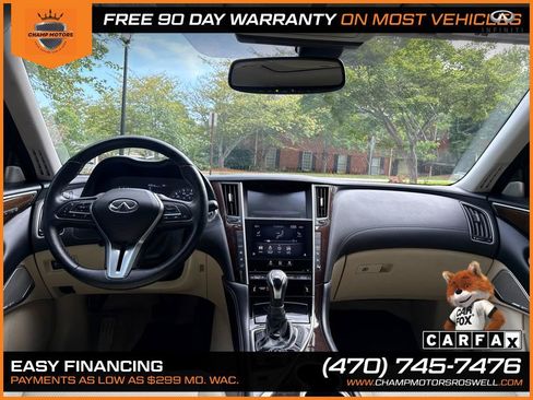 Used 2018 INFINITI Q50 Luxe w/ Sensory Package (Luxe) RWD image 32