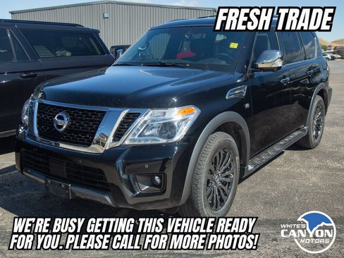 Used 2018 Nissan Armada Platinum w/ Captain Seat Package AWD/4WD image 2