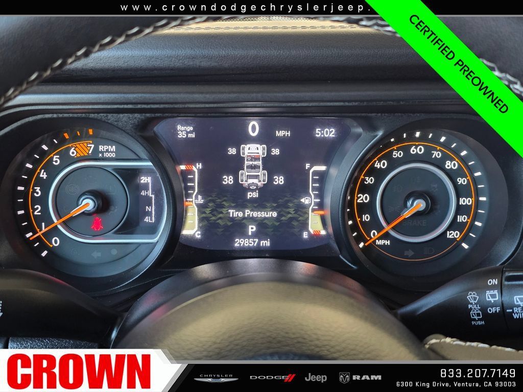 Certified 2025 Jeep Wrangler Unlimited Rubicon AWD/4WD image 31
