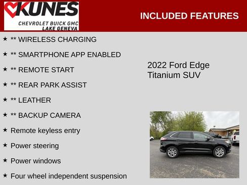 Used 2022 Ford Edge Titanium AWD/4WD image 2