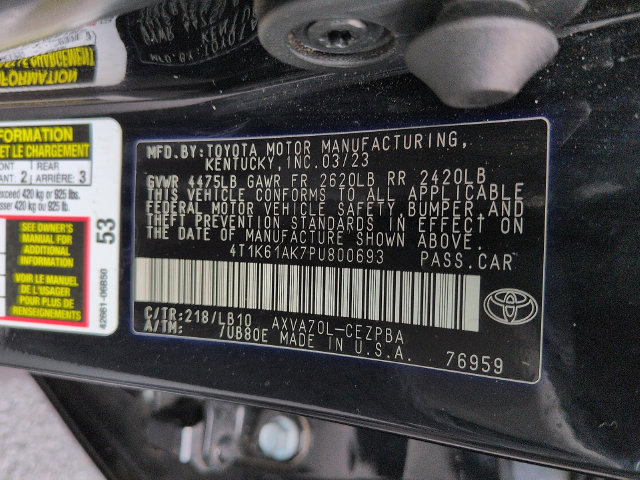Certified 2023 Toyota Camry XSE w/ Navigation Package FWD image 15