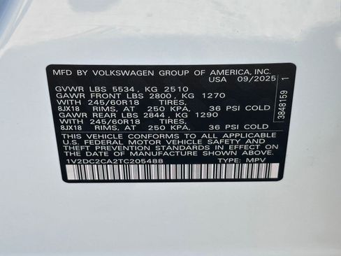 New 2026 Volkswagen Atlas Cross Sport SE image 17