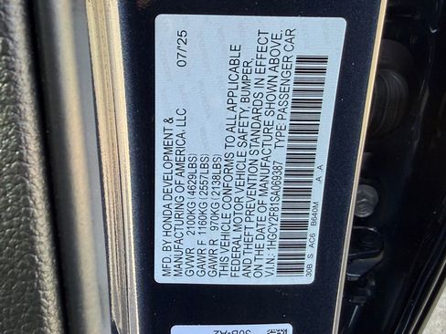 Certified 2025 Honda Accord Touring image 28