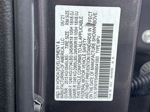 Used 2021 Honda Pilot EX-L image 37