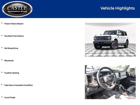 Used 2022 Ford Bronco Outer Banks AWD/4WD image 4
