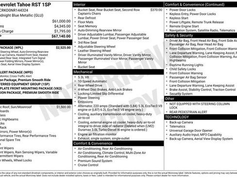 Certified 2022 Chevrolet Tahoe RST w/ Luxury Package RWD image 18