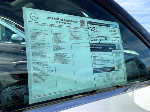 New 2025 Nissan Pathfinder Platinum w/ Cargo Package image 24