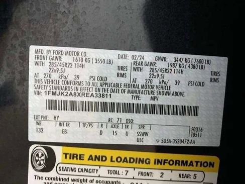 Used 2024 Ford Expedition Max Limited image 97