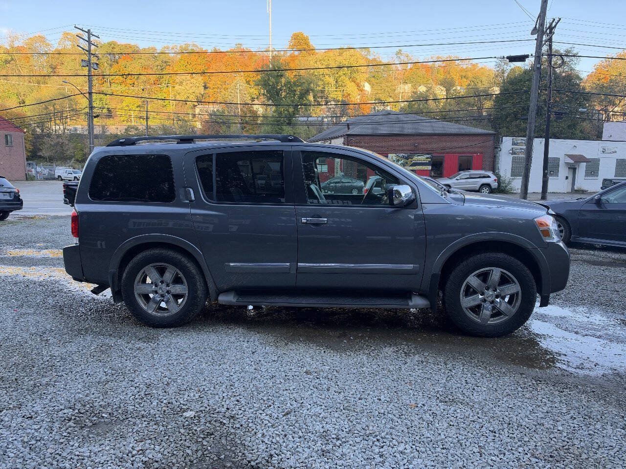 Used 2014 Nissan Armada Platinum w/ 2nd Row Captain Seat Package AWD/4WD image 7