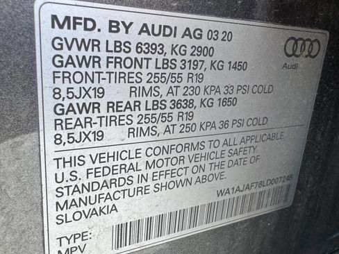 Used 2020 Audi Q7 2.0T Premium w/ Towing Package AWD/4WD image 27