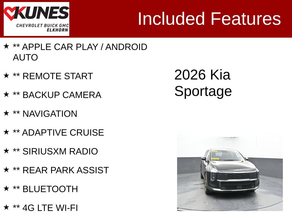 Used 2026 Kia Sportage LX FWD image 2