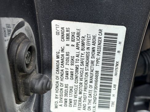 Used 2017 Honda Civic EX-T image 13