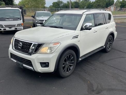 Used 2017 Nissan Armada Platinum w/ Captain Seat Package AWD/4WD image 1