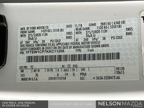 Used 2019 Ford F150 XL w/ Equipment Group 101A Mid RWD image 28