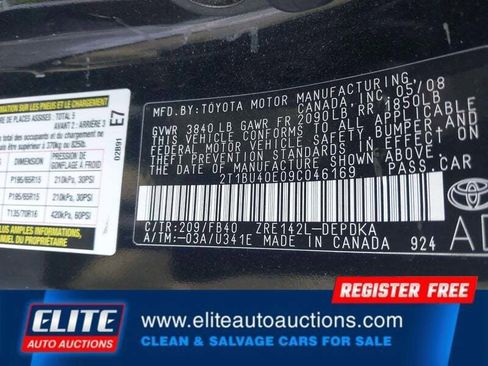 Used 2009 Toyota Corolla LE FWD image 18