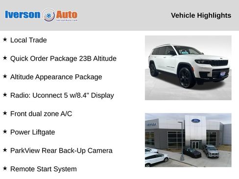 Used 2023 Jeep Grand Cherokee L Laredo AWD/4WD image 2