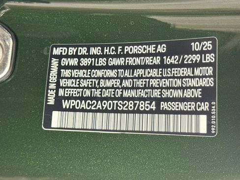 Certified 2026 Porsche 911 GT3 RWD image 27