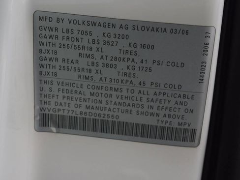 Used 2006 Volkswagen Touareg V10 TDI AWD/4WD image 80