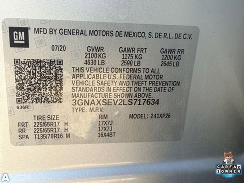 Used 2020 Chevrolet Equinox LS w/ LS Convenience Package AWD/4WD image 13