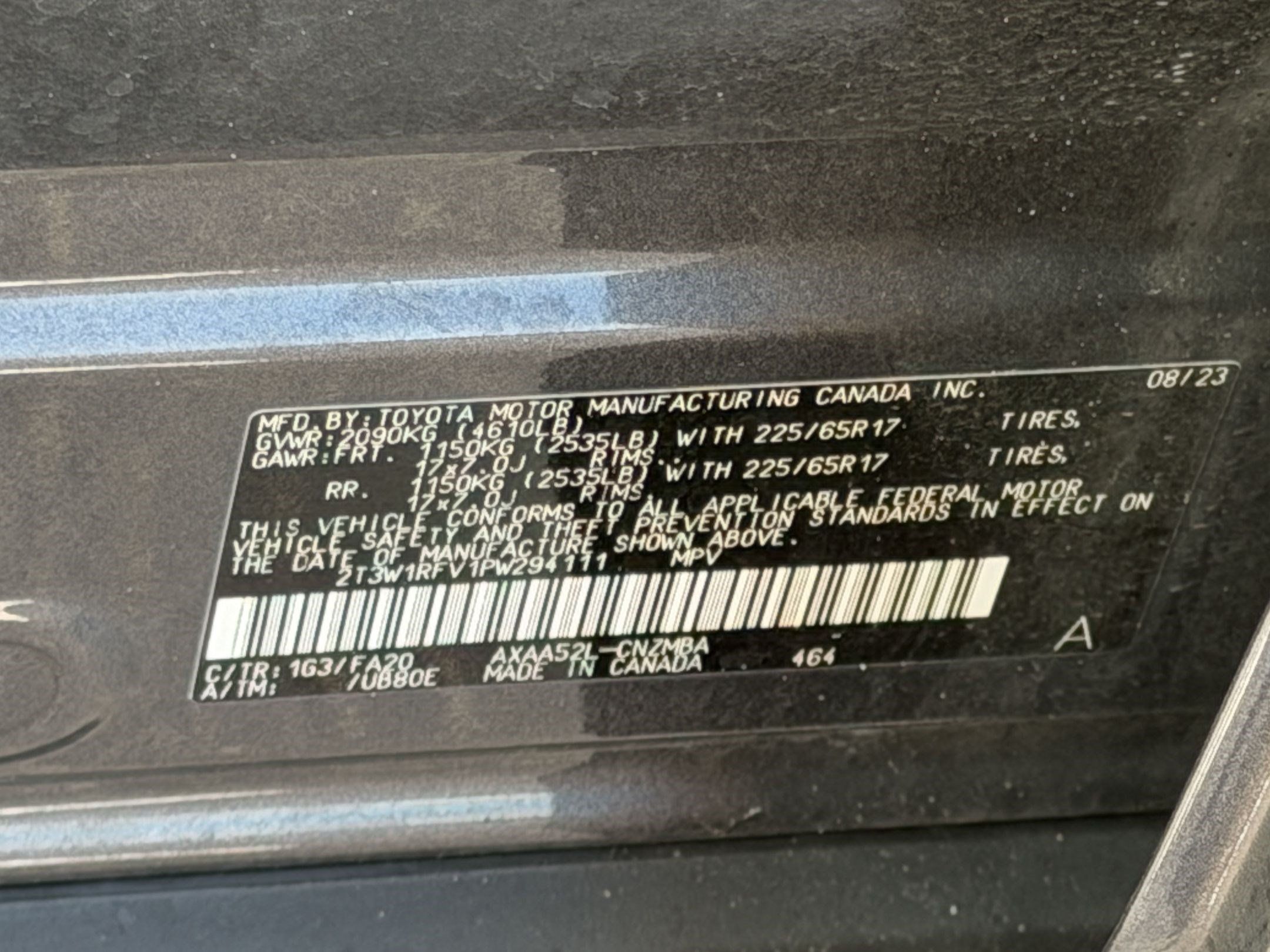 Used 2023 Toyota RAV4 XLE w/ Convenience Package FWD image 27