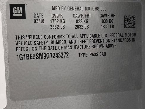 Used 2016 Chevrolet Cruze LT w/ Convenience Package FWD image 33