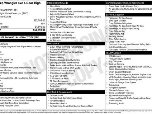 Used 2024 Jeep Wrangler High Altitude AWD/4WD image 14