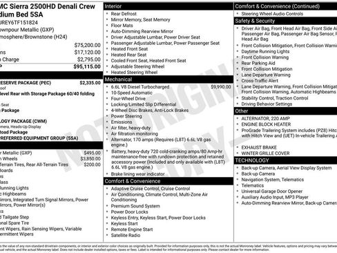 New 2026 GMC Sierra 2500 Denali w/ Denali Reserve Package image 16