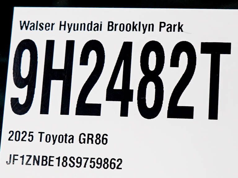 Used 2025 Toyota GR86 Premium w/ ALL Weather Mat Package (TMS) RWD image 25