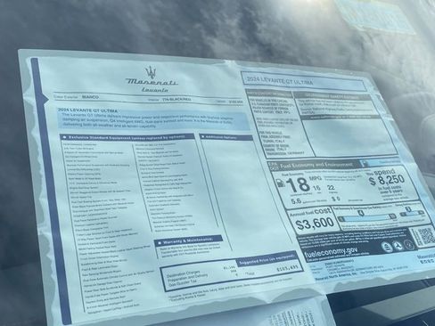 New 2024 Maserati Levante GT Ultima image 48