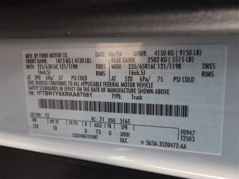 Certified 2024 Ford Transit 250 Low Roof w/ Exterior Upgrade Package image 23