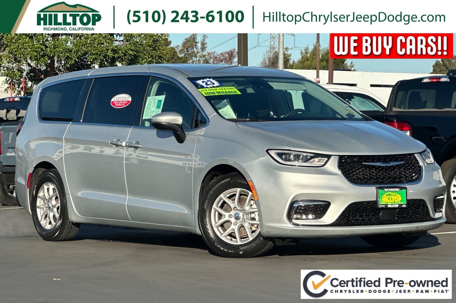 Certified 2023 Chrysler Pacifica Touring-L FWD image 1